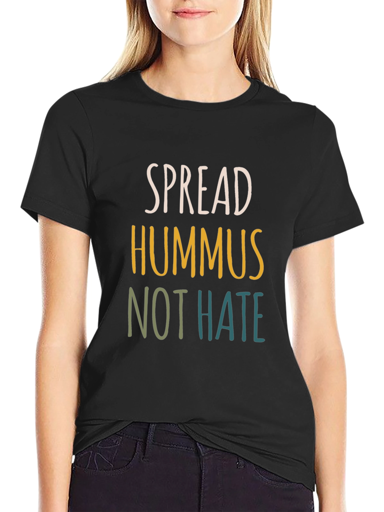 Spread Hummus Not Hate Tee