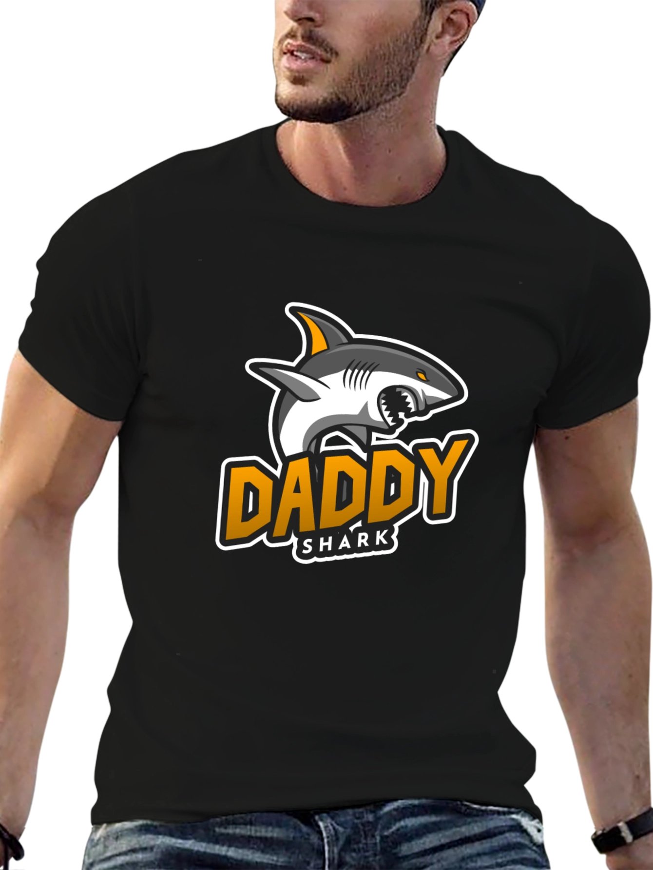 Daddy Shark T-Shirt - Fun Fathers Day Gift