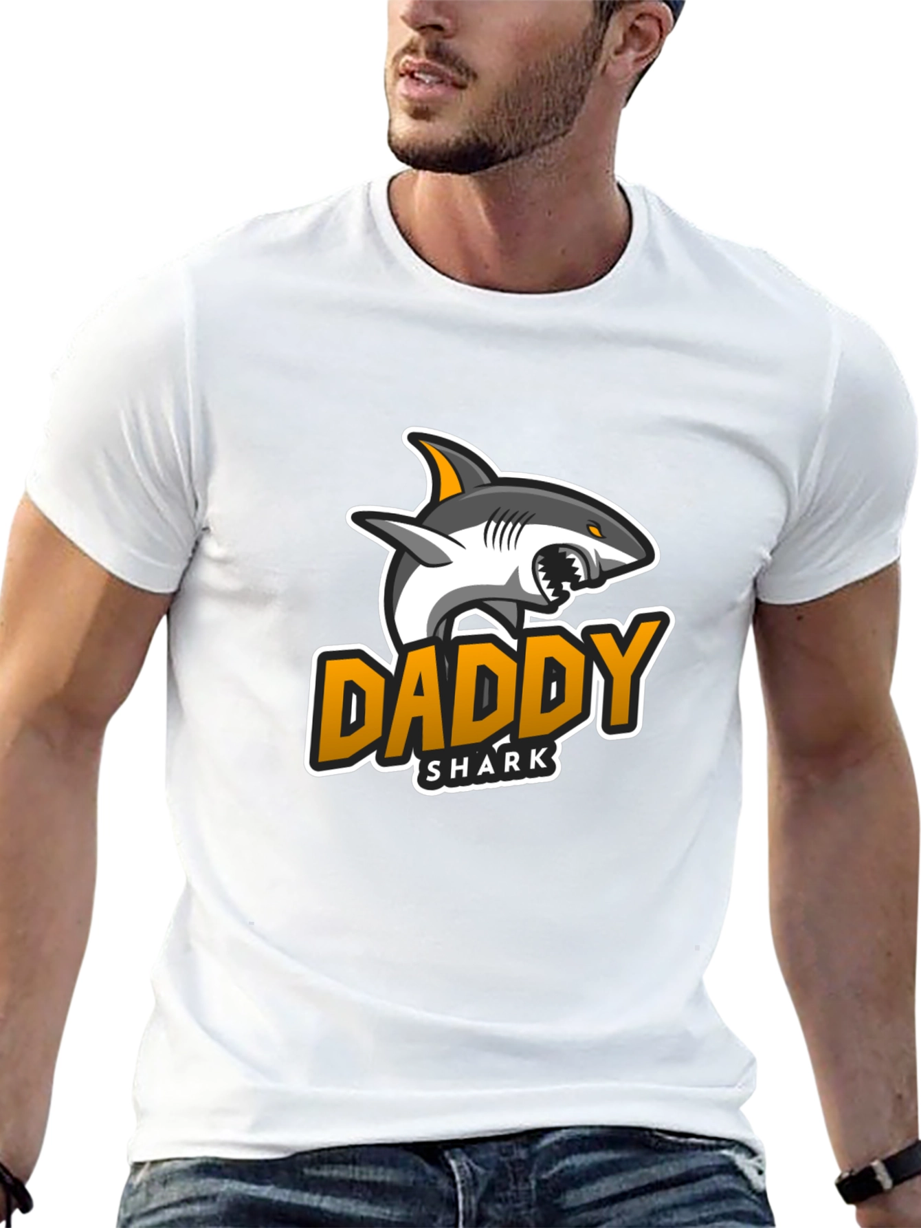Daddy Shark T-Shirt - Fun Fathers Day Gift