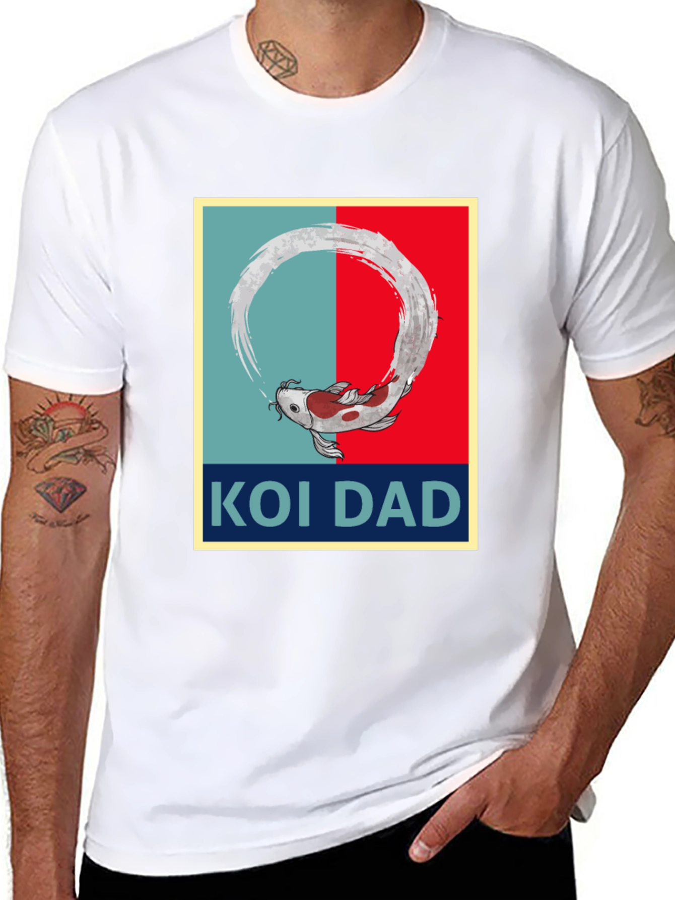 Koi Dad Graphic T-Shirt