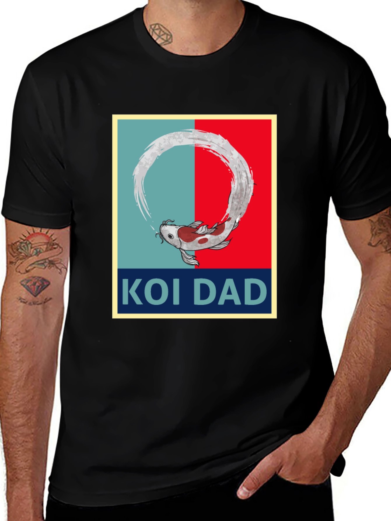 Koi Dad Graphic T-Shirt