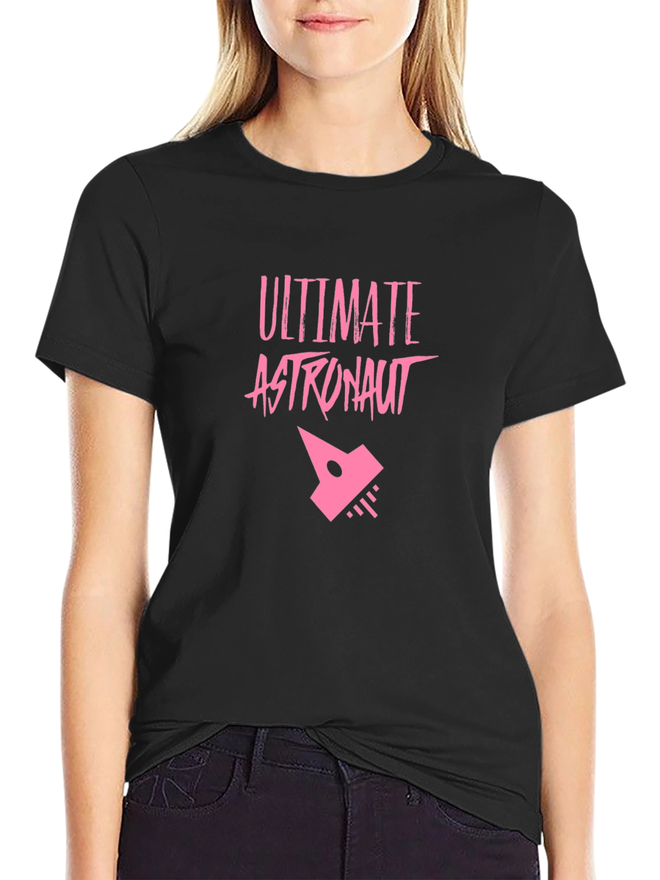 Ultimate Astronaut Graphic Black T-Shirt