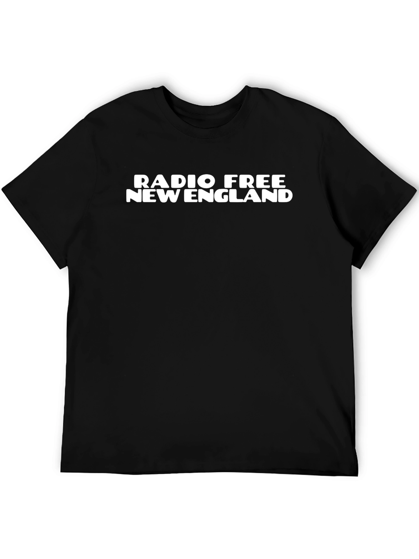 Radio Free New England Black T-Shirt