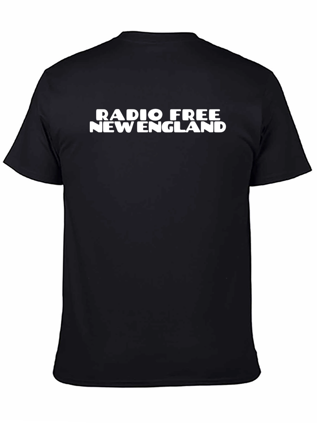 Radio Free New England Black T-Shirt