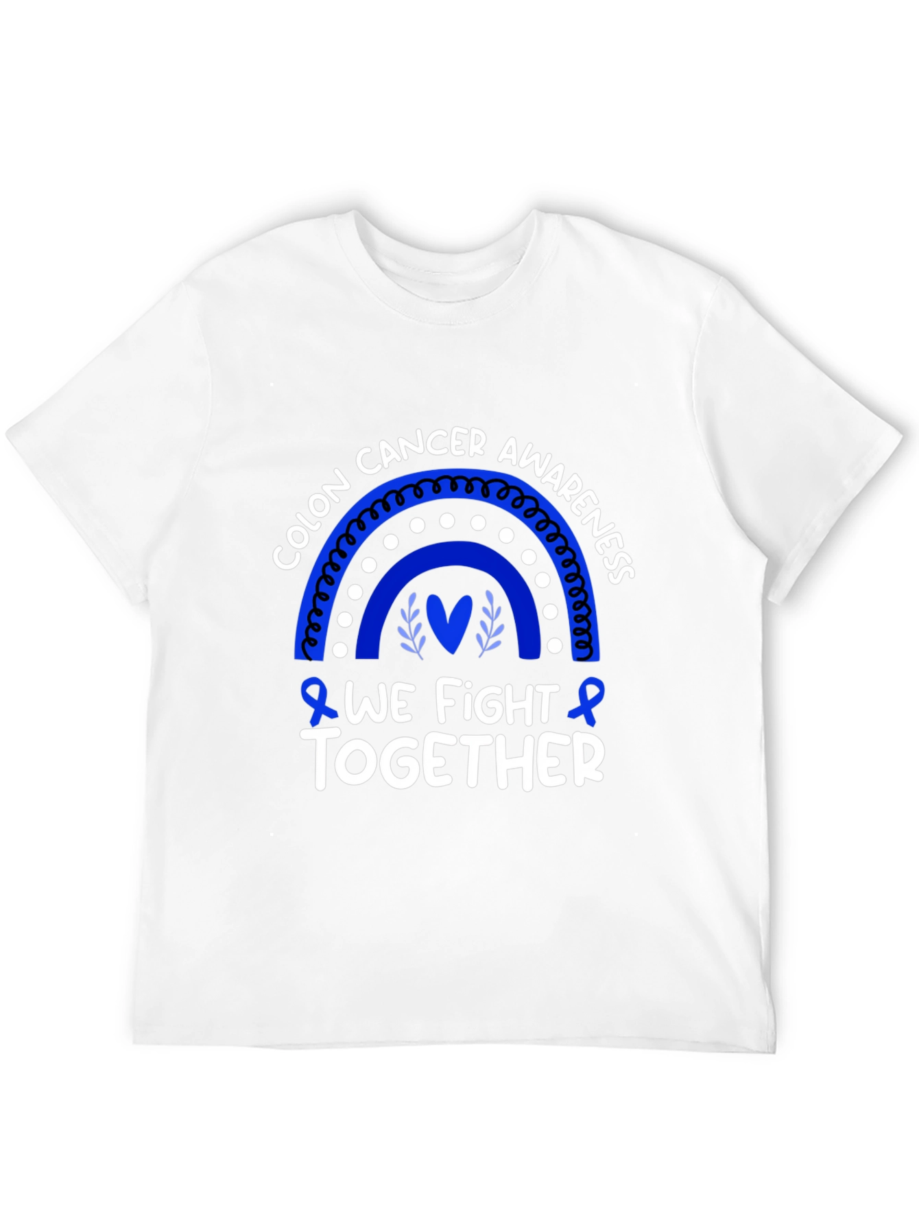 Colon Cancer Awareness T-Shirt - We Fight Together