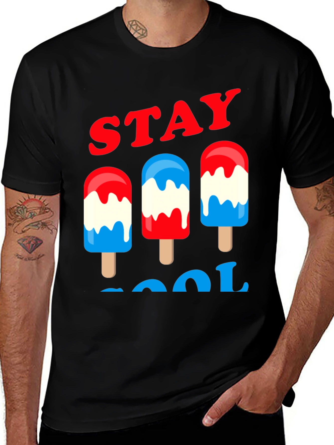 Stay Cool Patriotic Popsicle T-Shirt