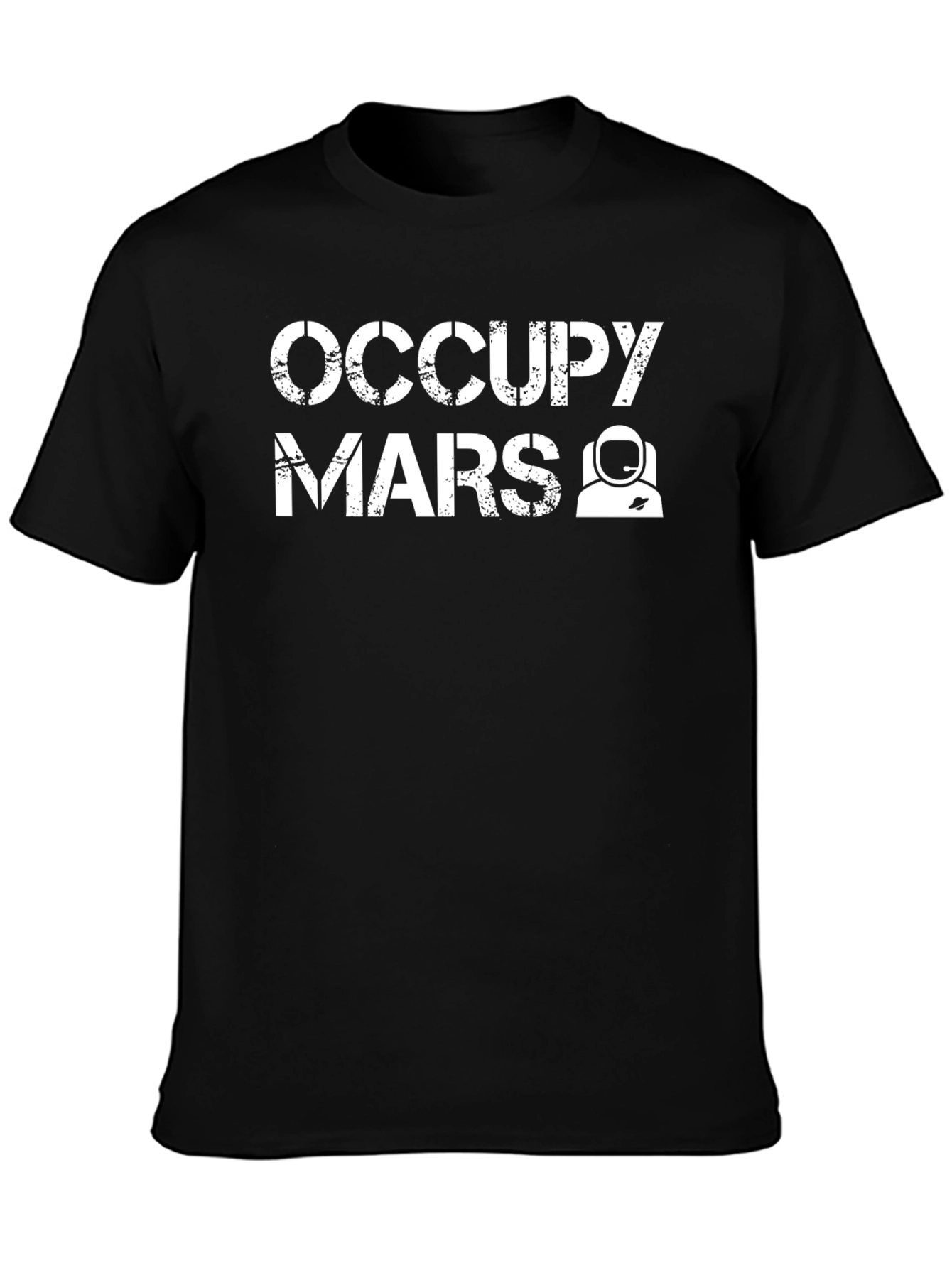 Occupy Mars Graphic T-Shirt - Space Exploration Tee