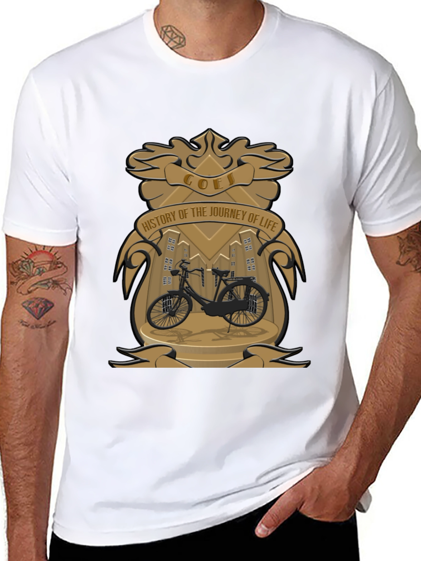 GOEI History of Life Black T-Shirt