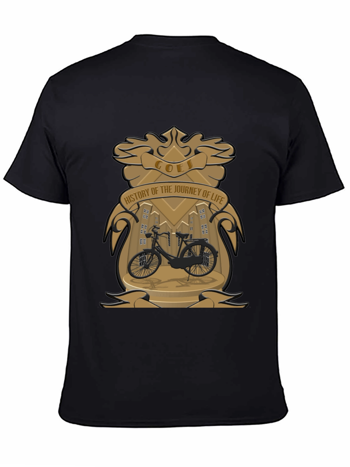 GOEI History of Life Black T-Shirt