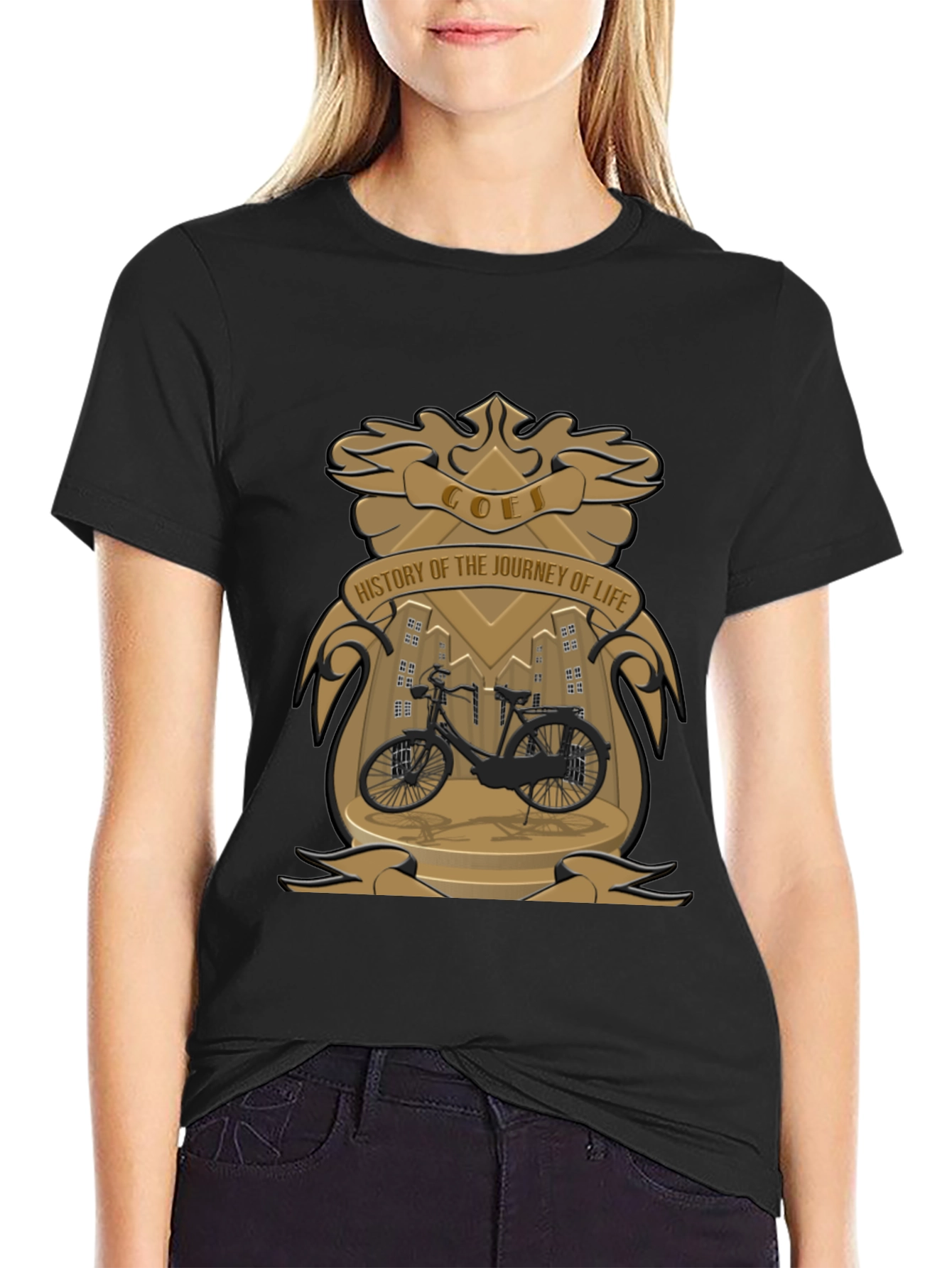 GOEI History of Life Black T-Shirt