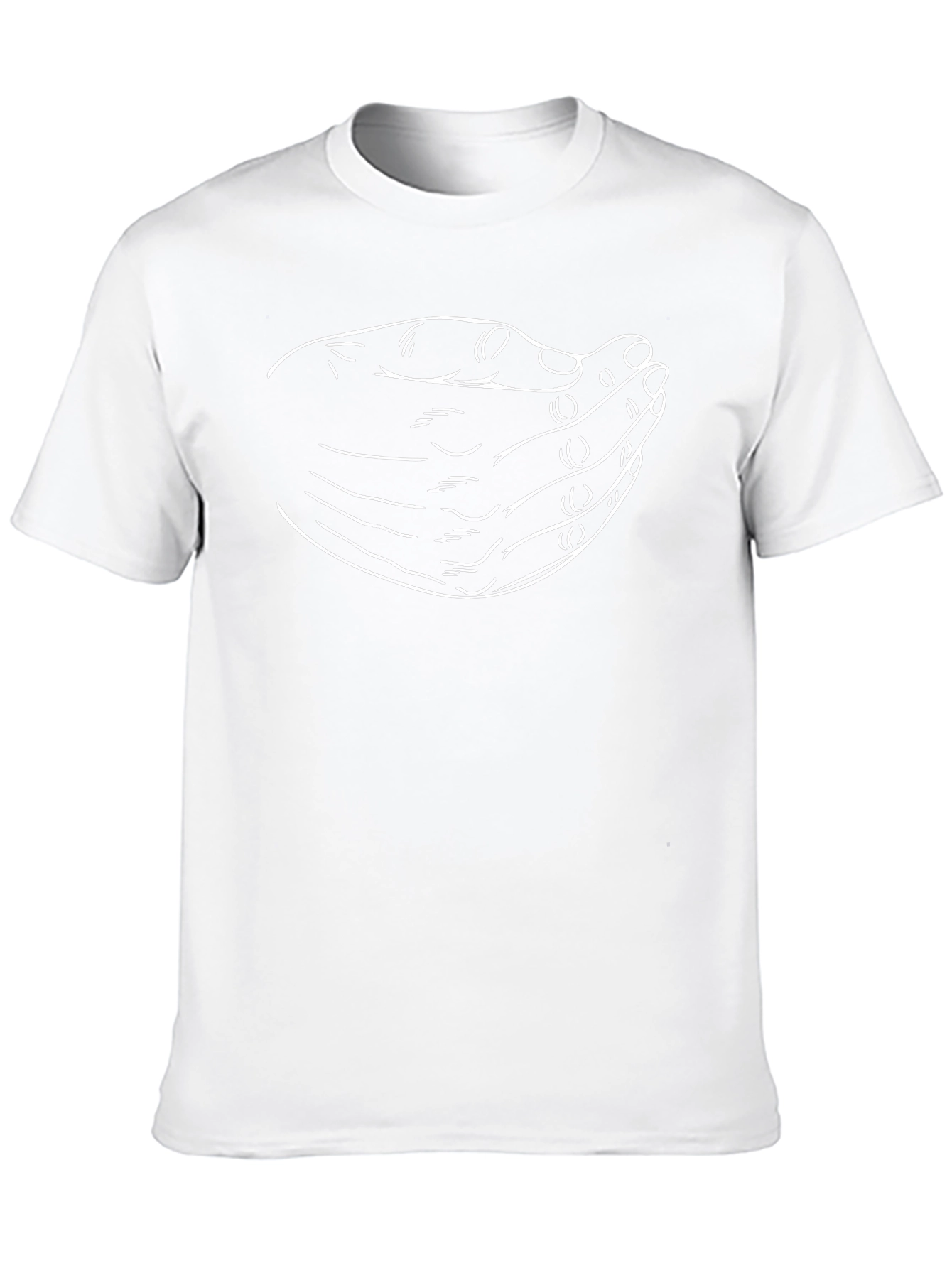 Graphic Hand Gesture Black T-Shirt
