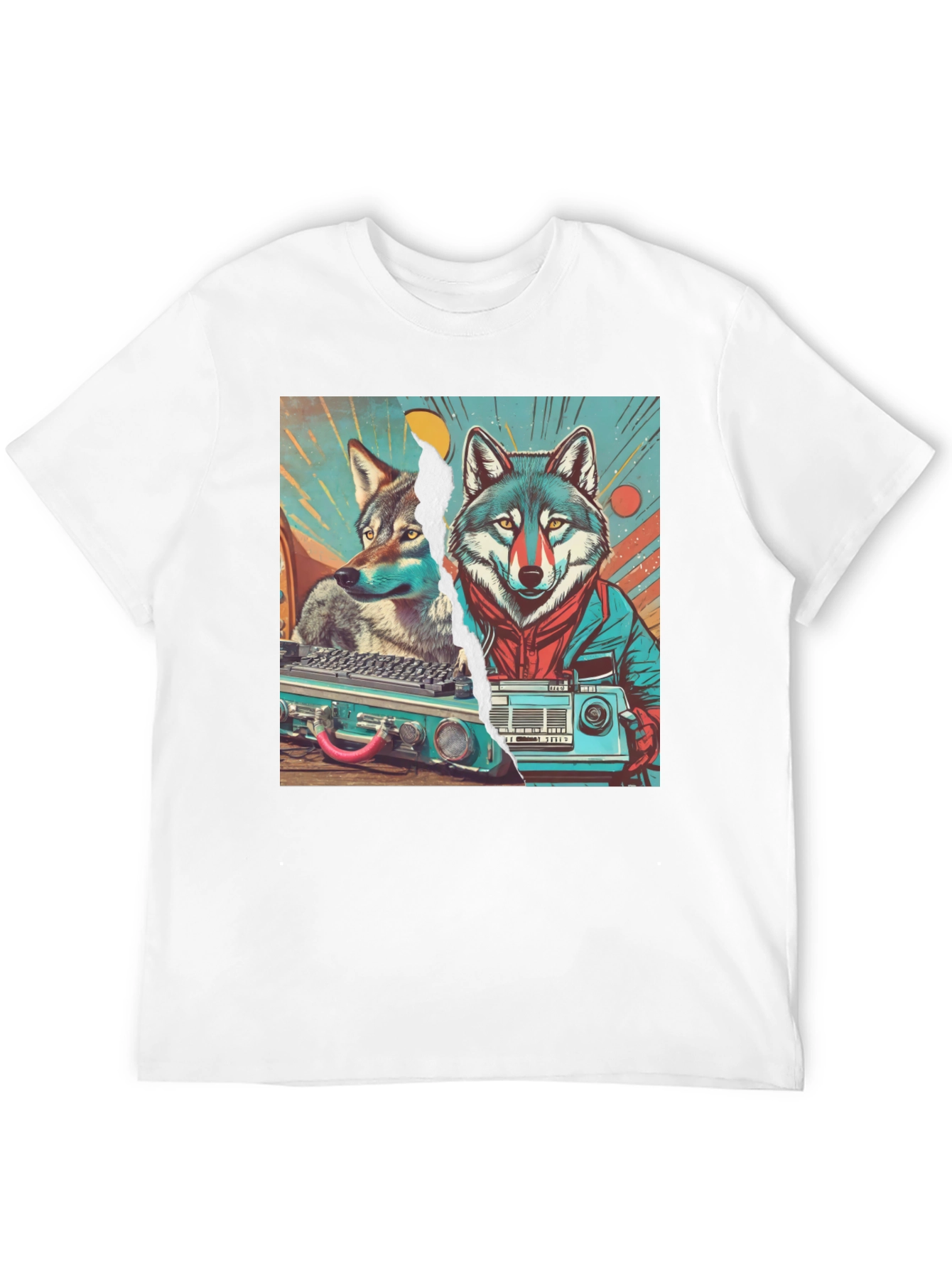 Retro Wolf Graphic Tee