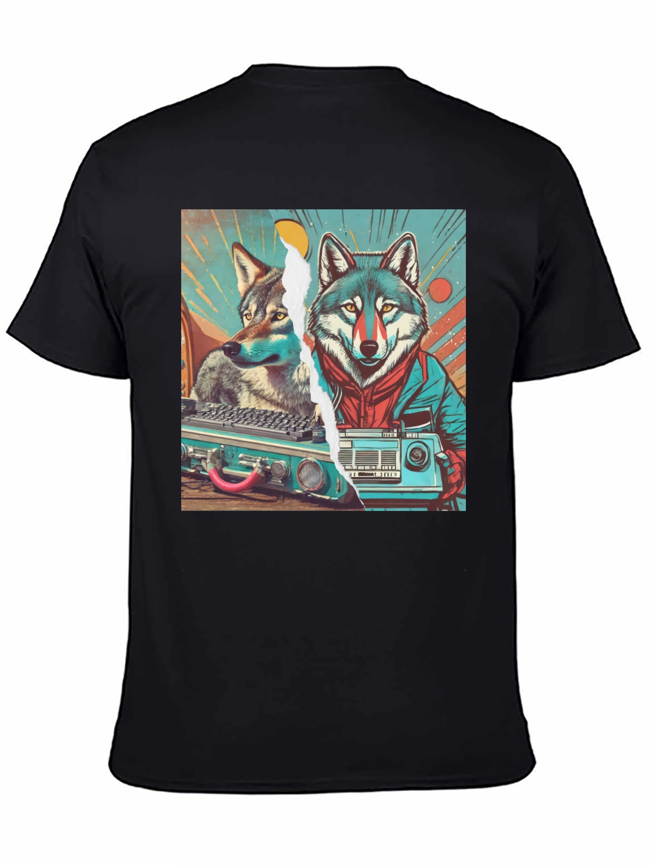 Retro Wolf Graphic Tee