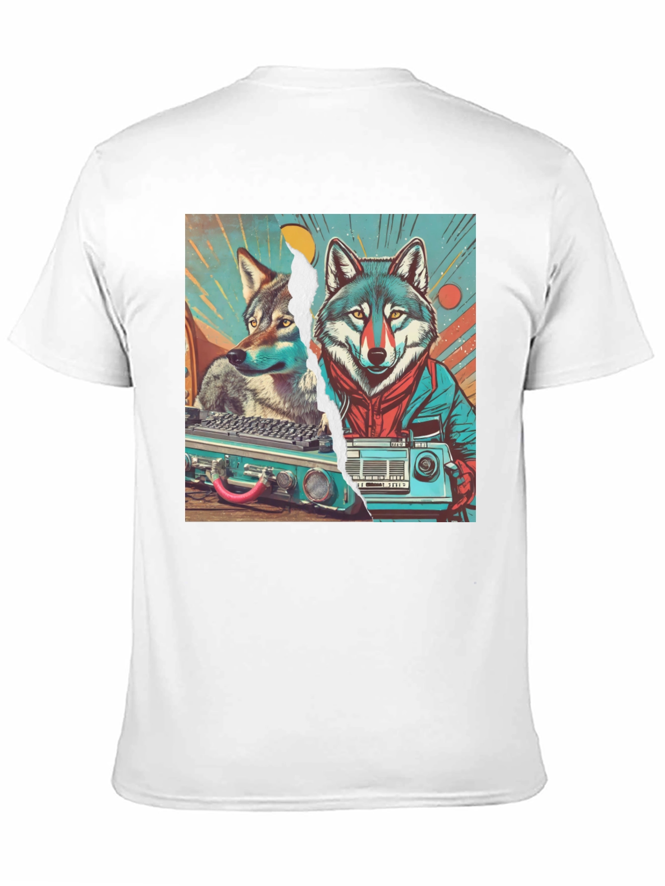 Retro Wolf Graphic Tee