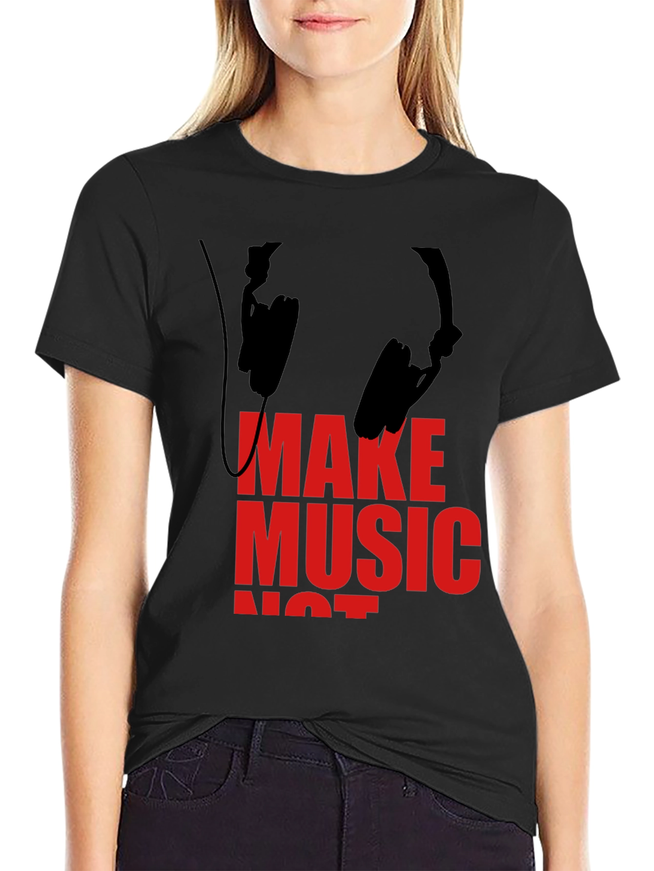 Make Music Not War Graphic Tee