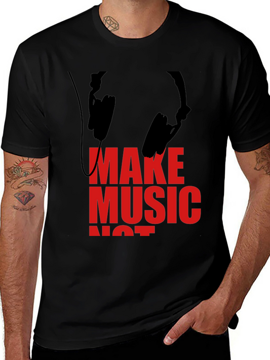 Make Music Not War Graphic Tee