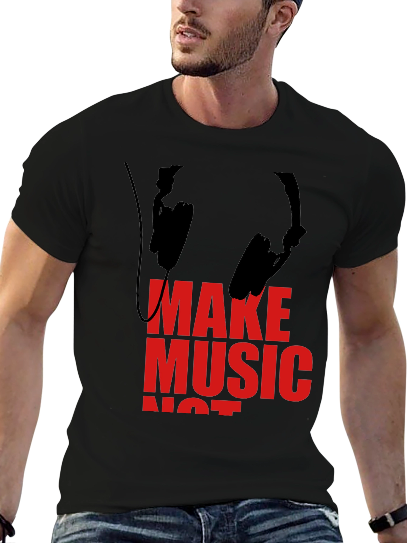 Make Music Not War Graphic Tee