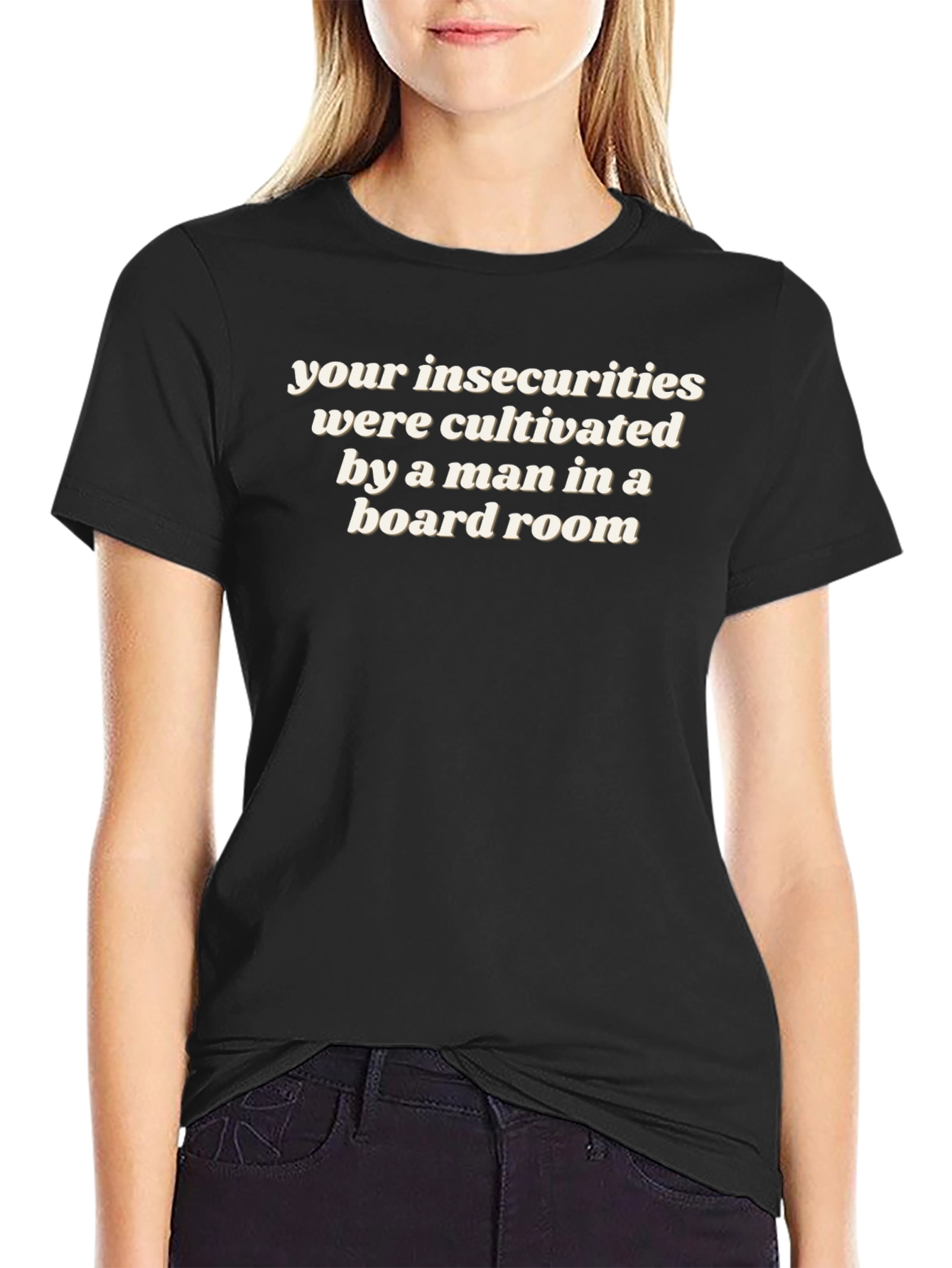 Insecurities Cultivated Tee - Mens Slogan T-Shirt