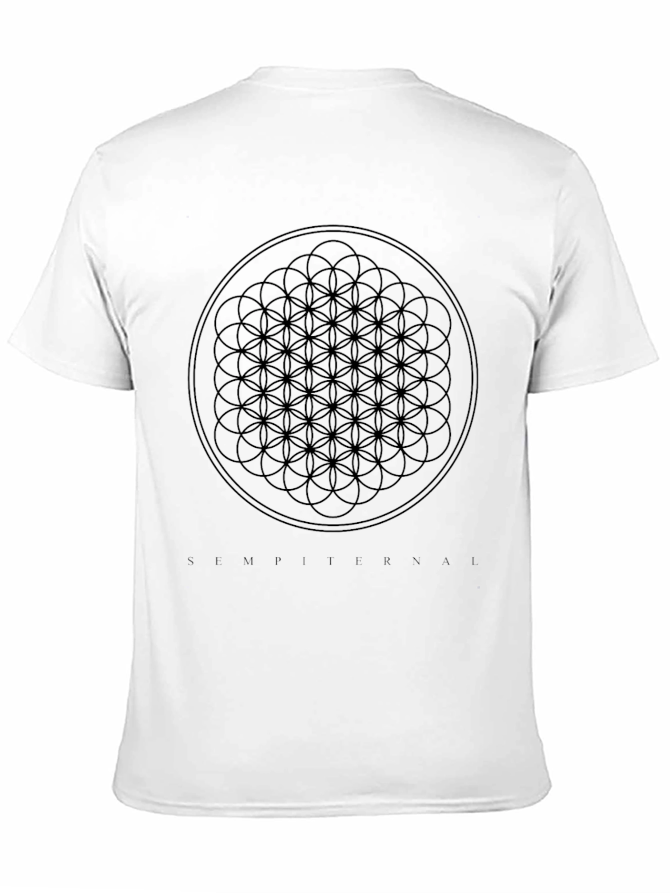 Geometric Circle Black T-Shirt - Modern Menswear
