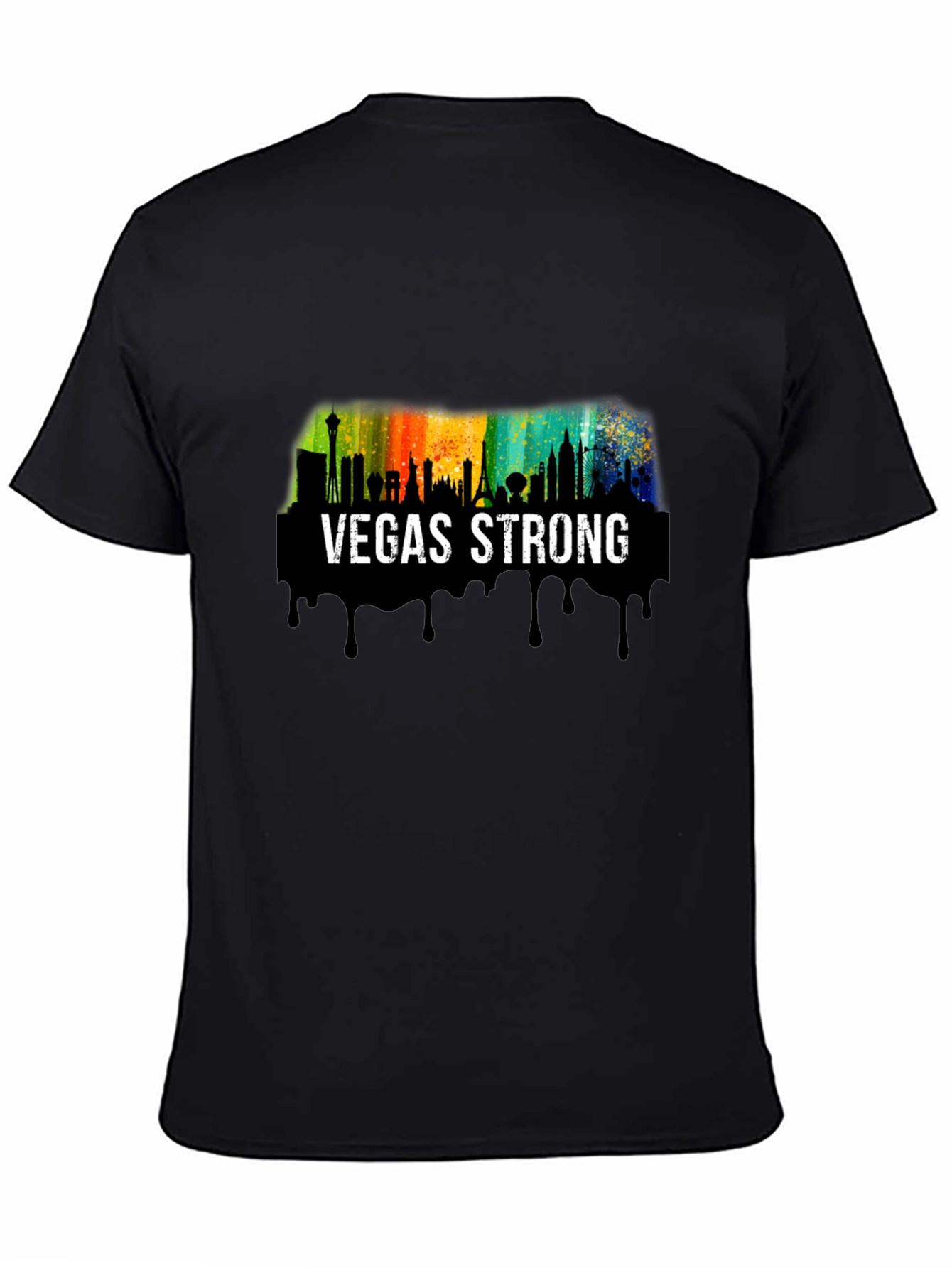 Vegas Strong Skyline Graphic T-Shirt