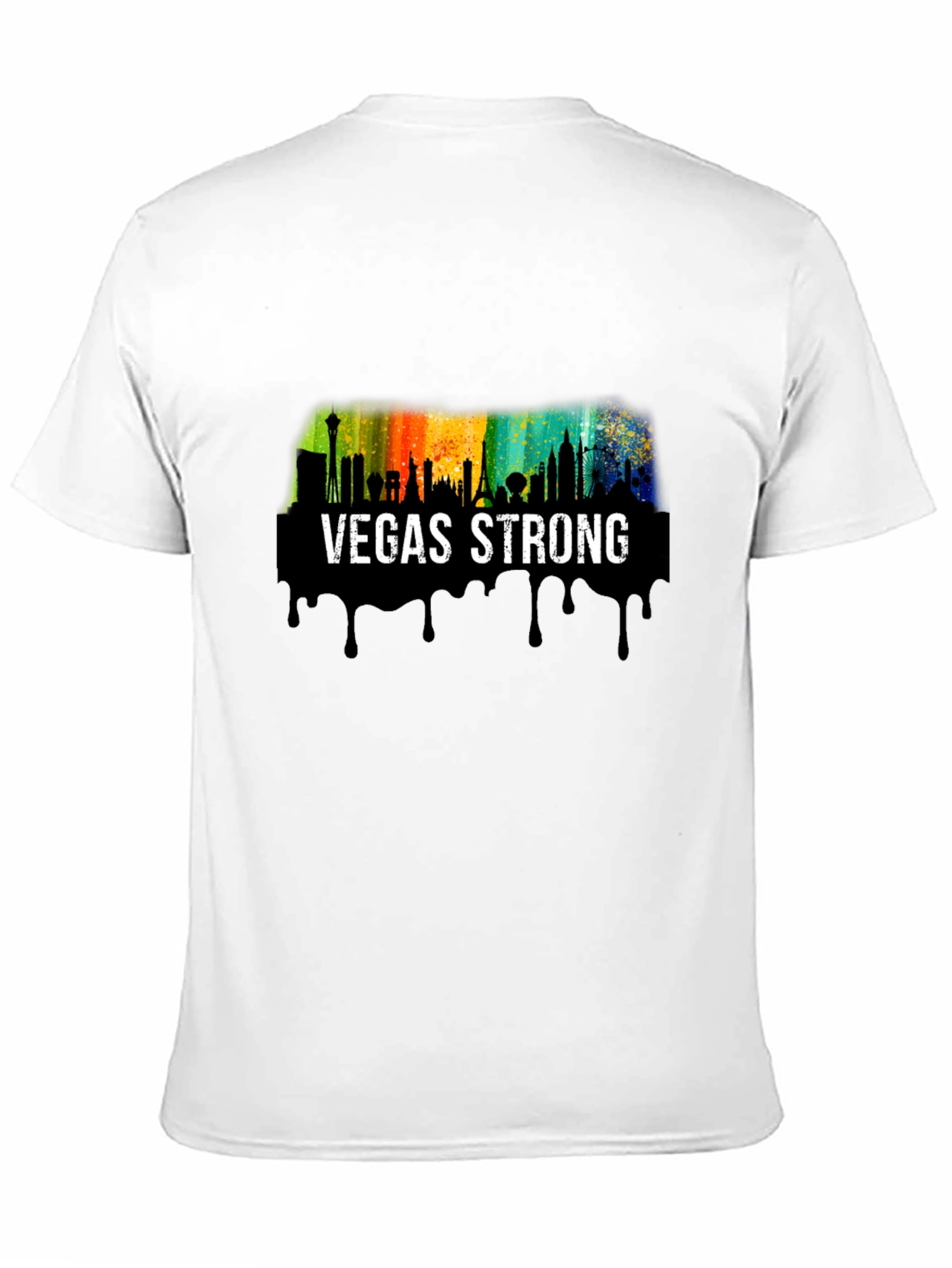 Vegas Strong Skyline Graphic T-Shirt