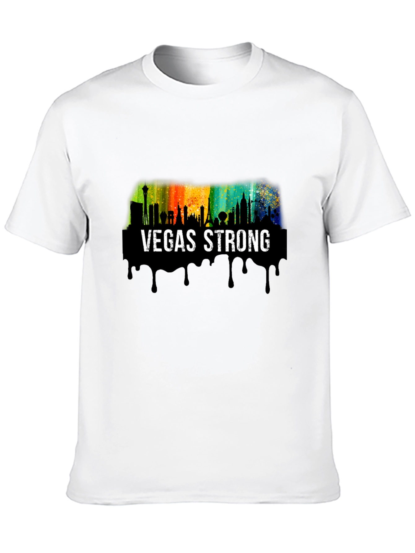 Vegas Strong Skyline Graphic T-Shirt