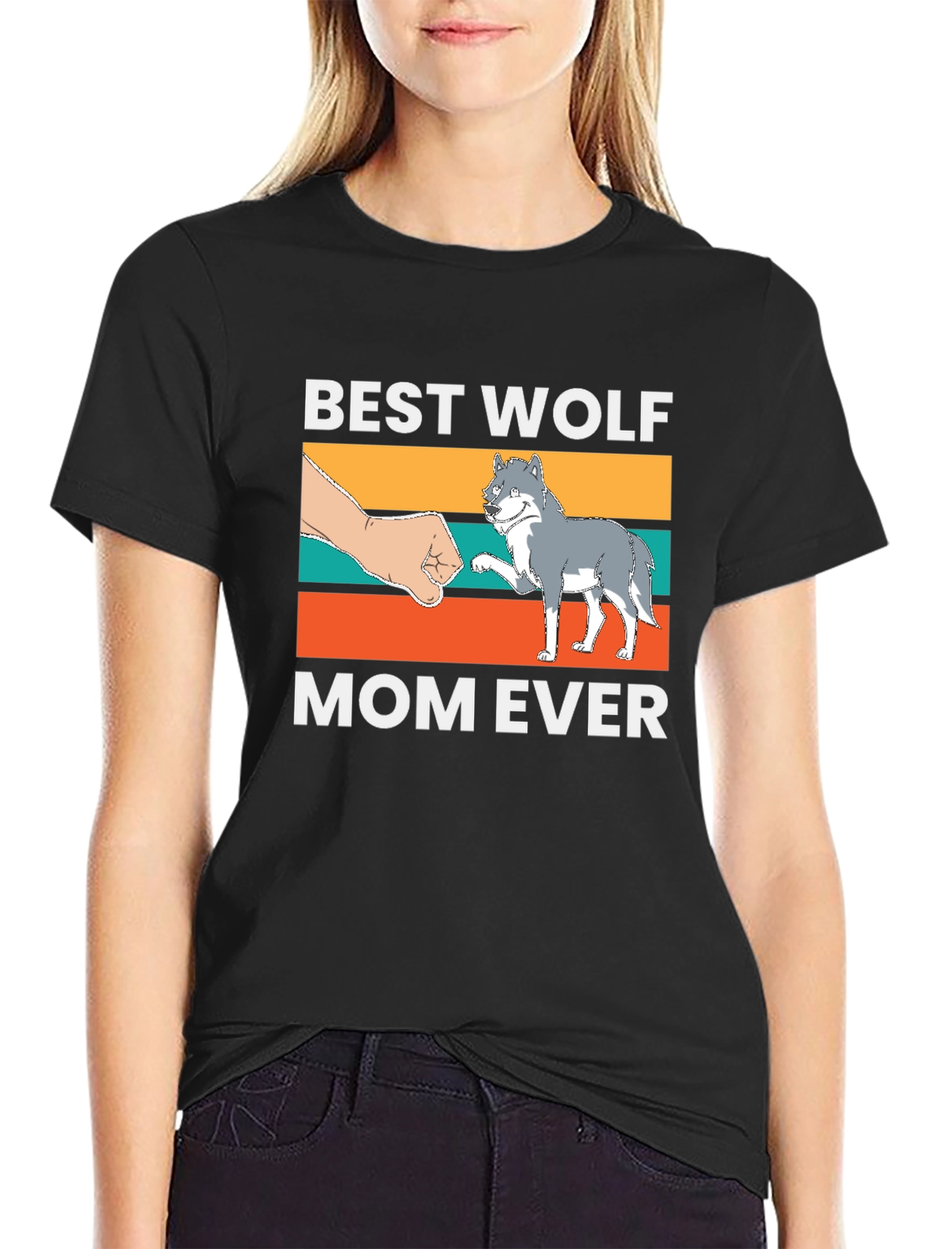 Best Wolf Mom Ever T-Shirt