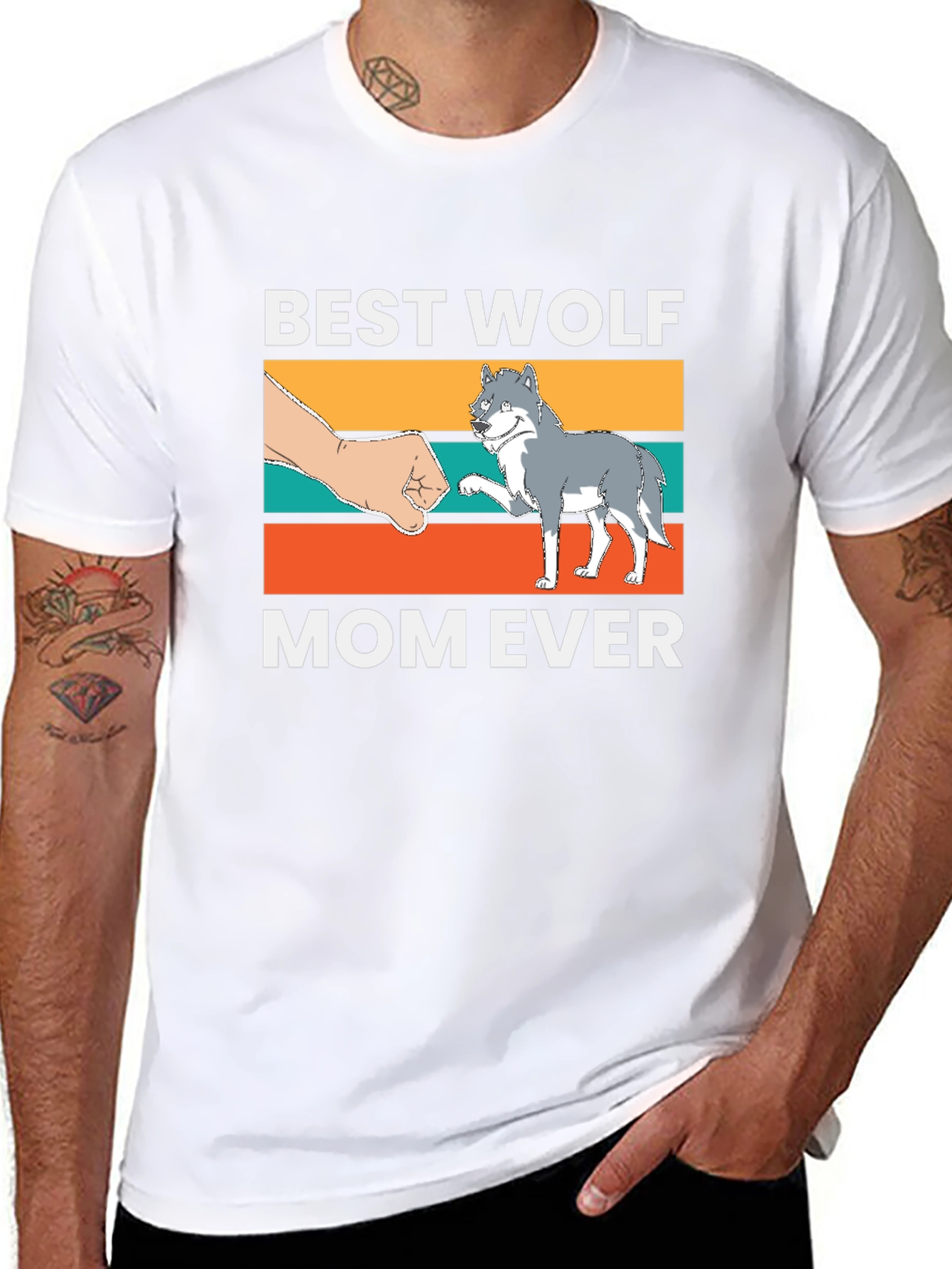 Best Wolf Mom Ever T-Shirt
