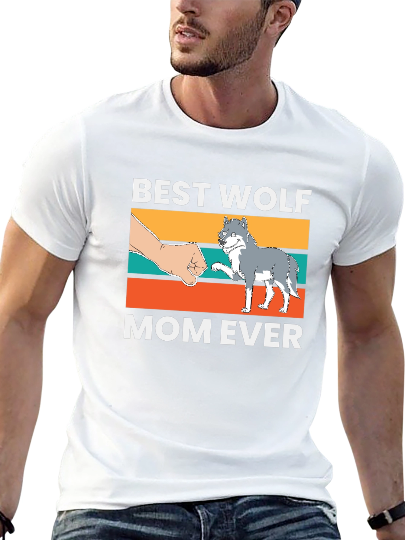 Best Wolf Mom Ever T-Shirt
