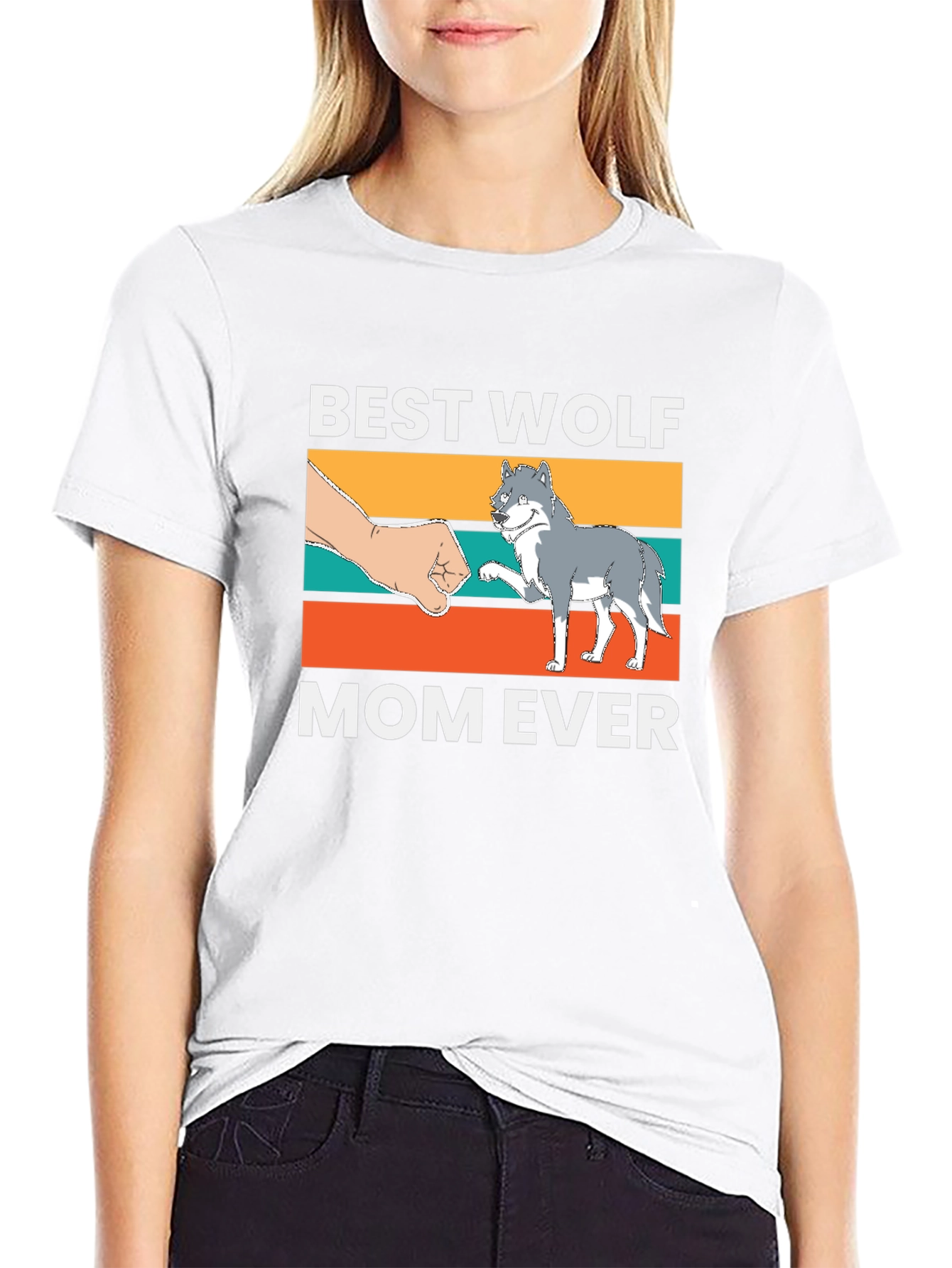 Best Wolf Mom Ever T-Shirt