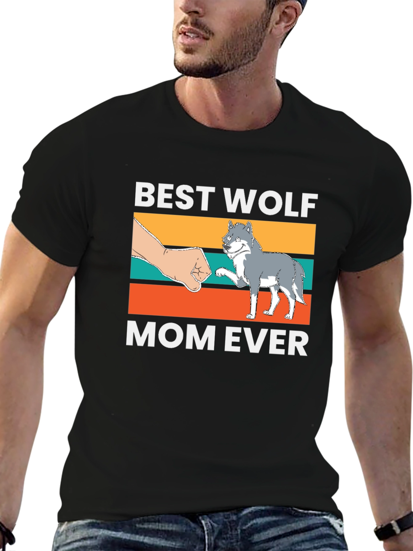 Best Wolf Mom Ever T-Shirt