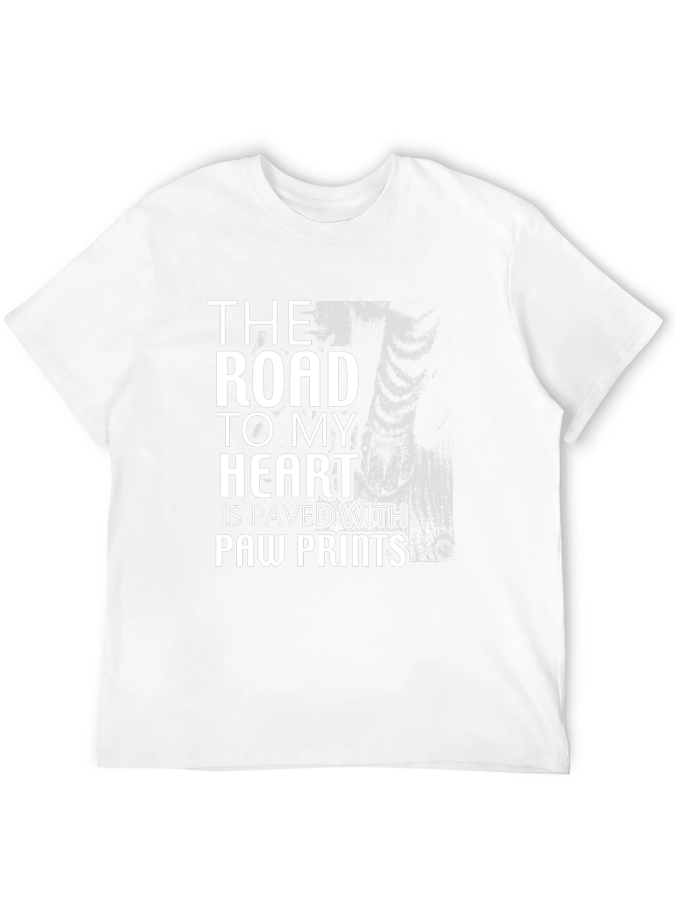 Paw Prints T-Shirt: Road to My Heart Tee