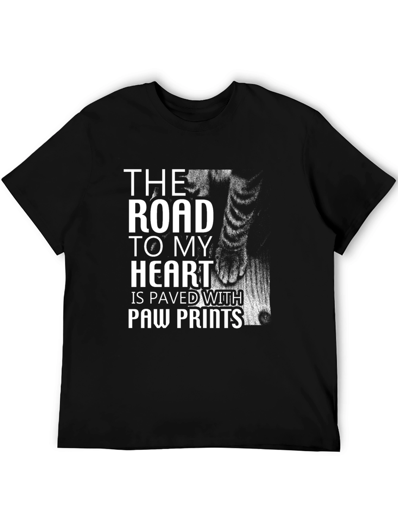 Paw Prints T-Shirt: Road to My Heart Tee