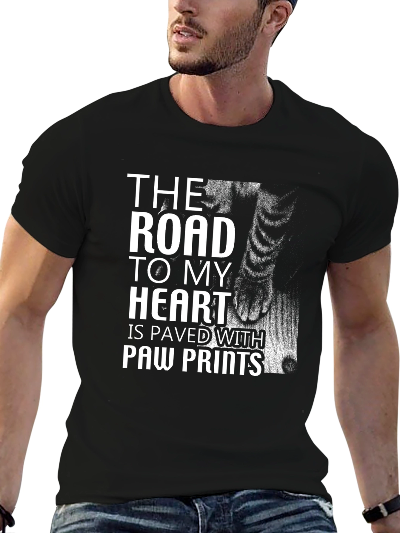 Paw Prints T-Shirt: Road to My Heart Tee