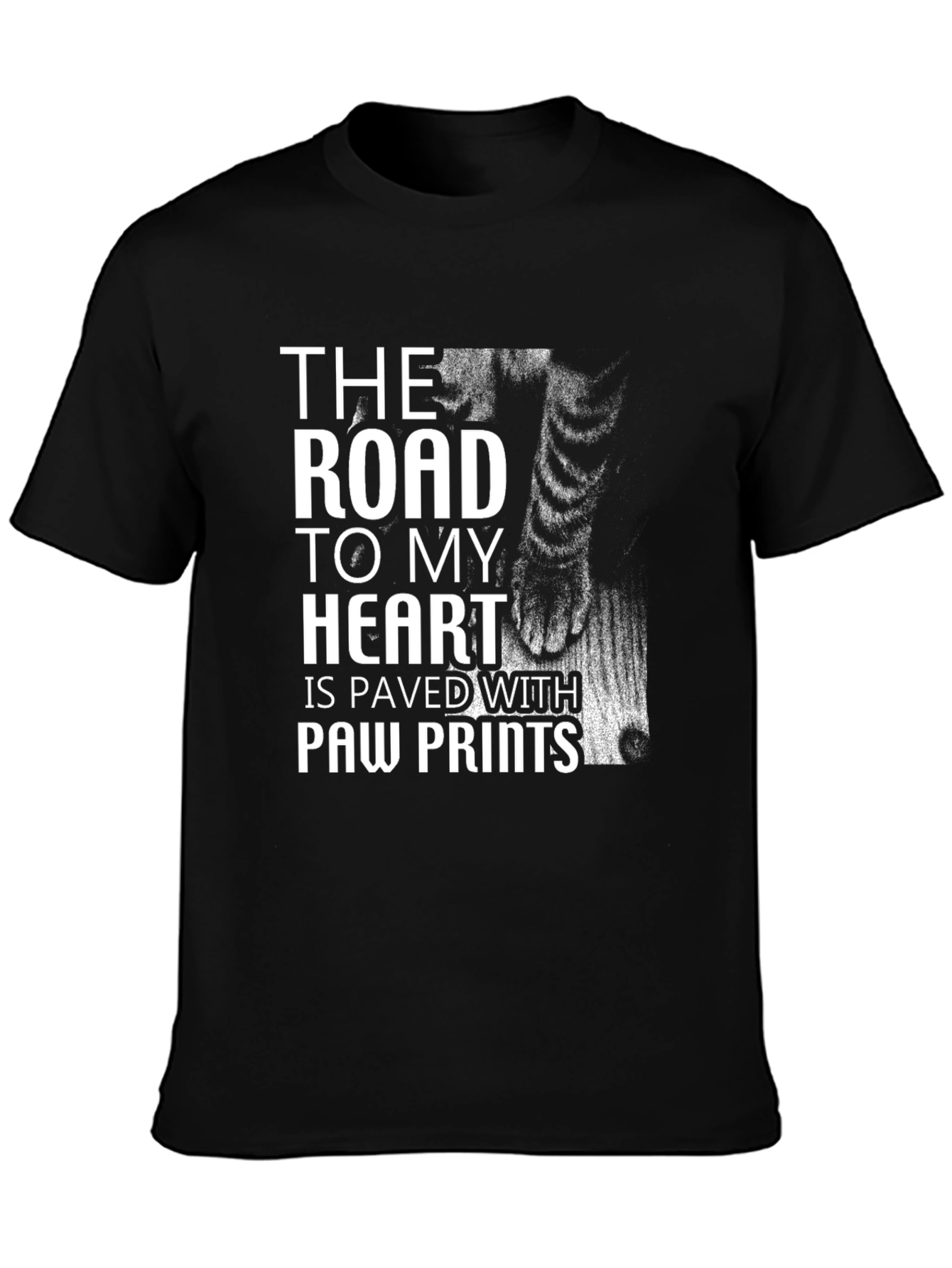 Paw Prints T-Shirt: Road to My Heart Tee