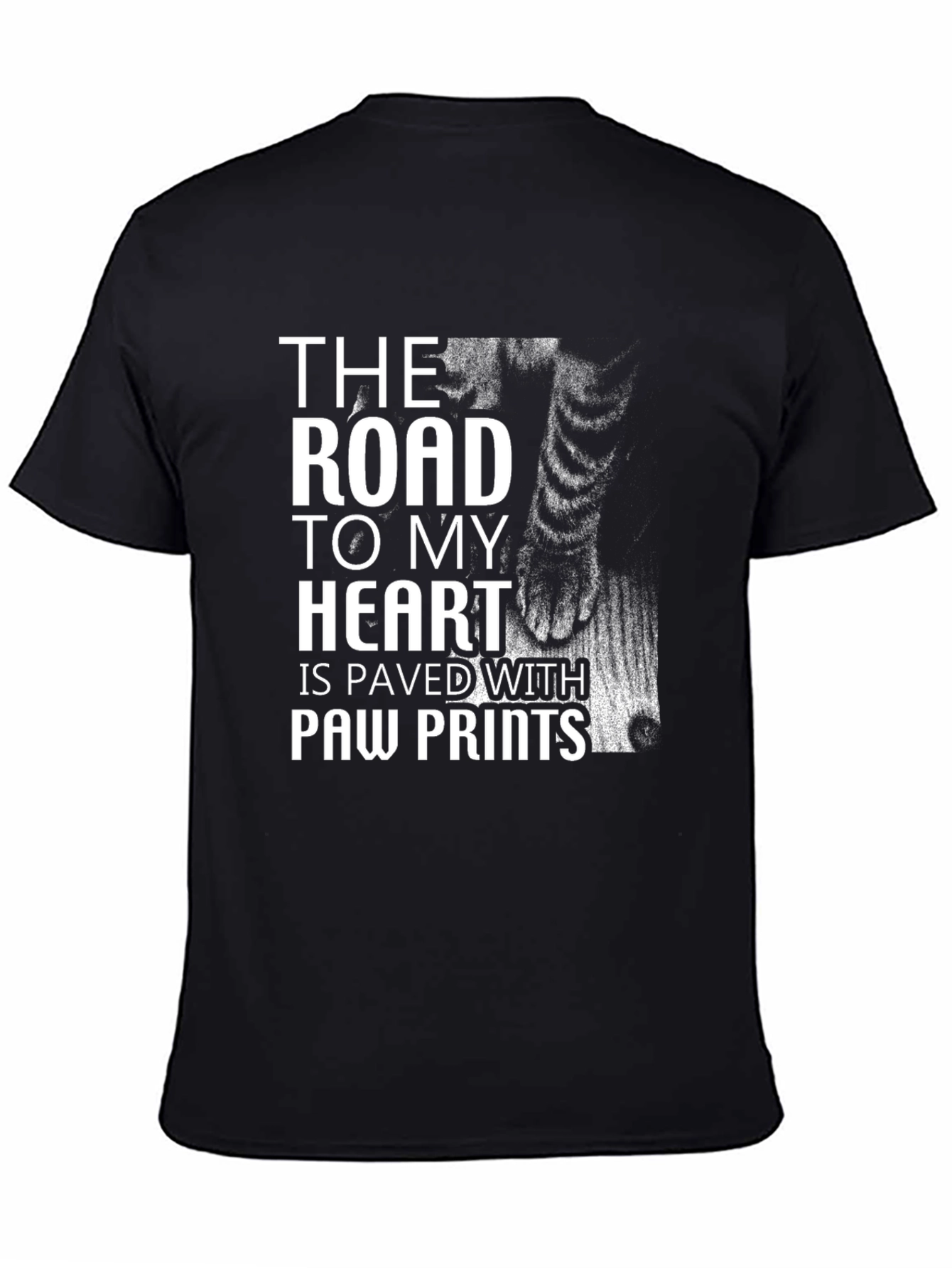 Paw Prints T-Shirt: Road to My Heart Tee