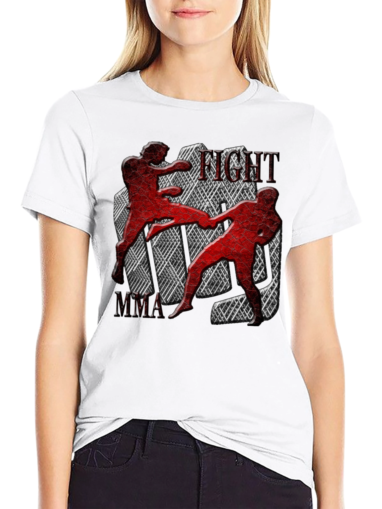 MMA Fight Graphic T-Shirt for Men