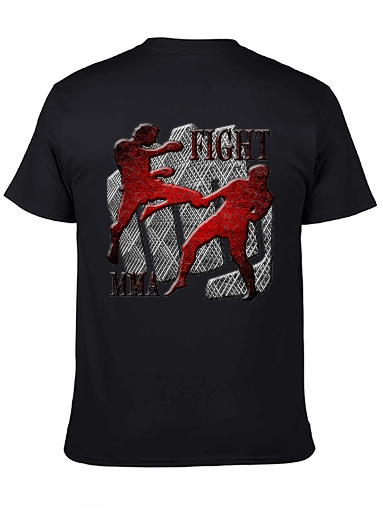 MMA Fight Graphic T-Shirt for Men