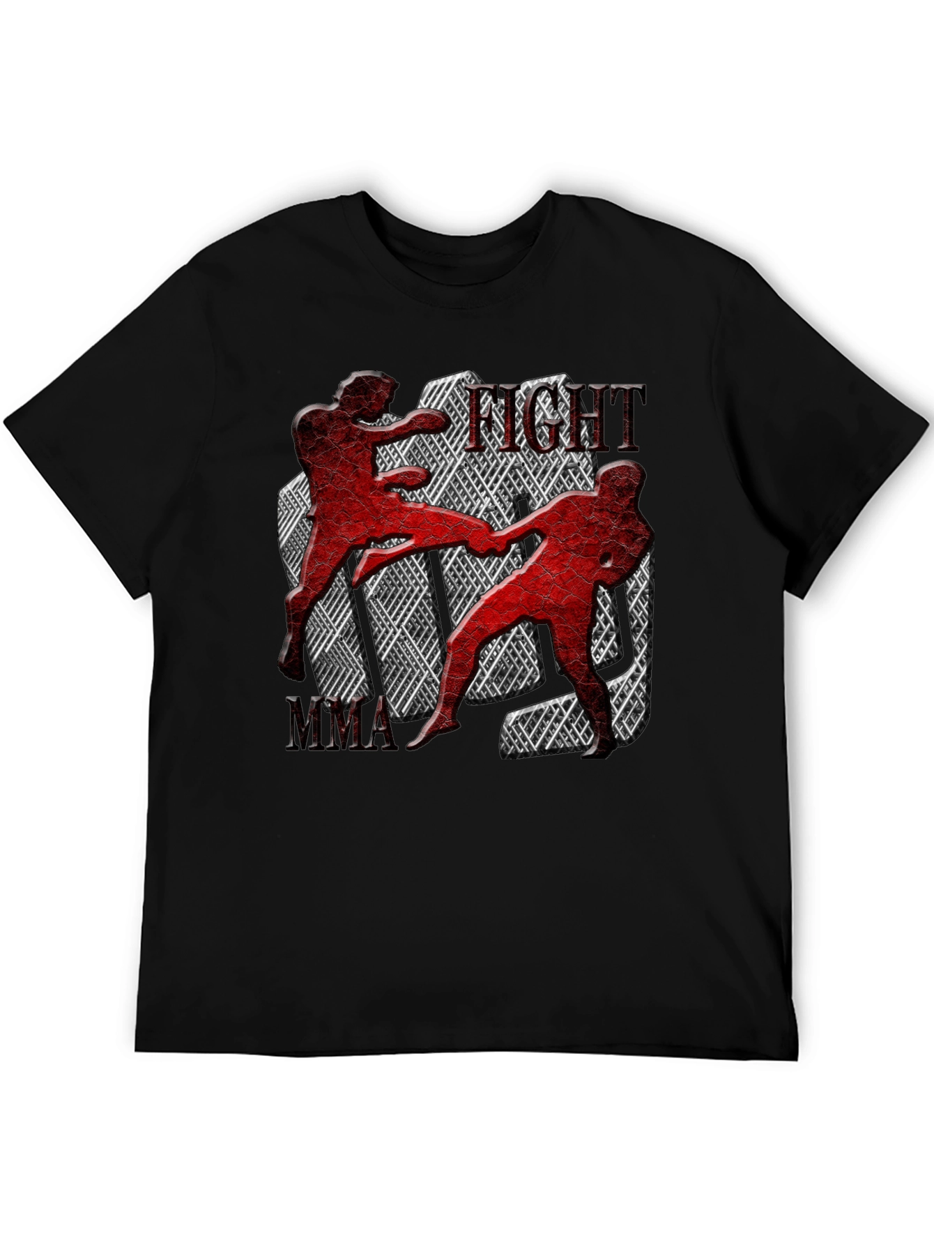 MMA Fight Graphic T-Shirt for Men