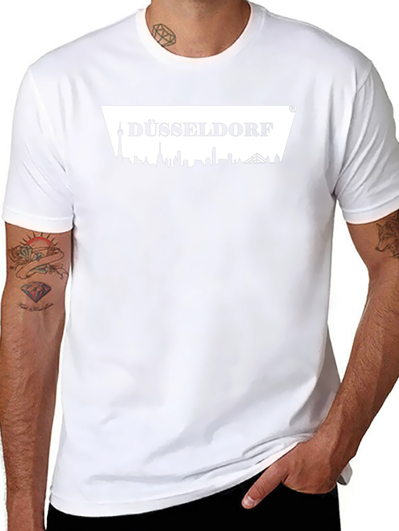 Dusseldorf Skyline Graphic T-Shirt