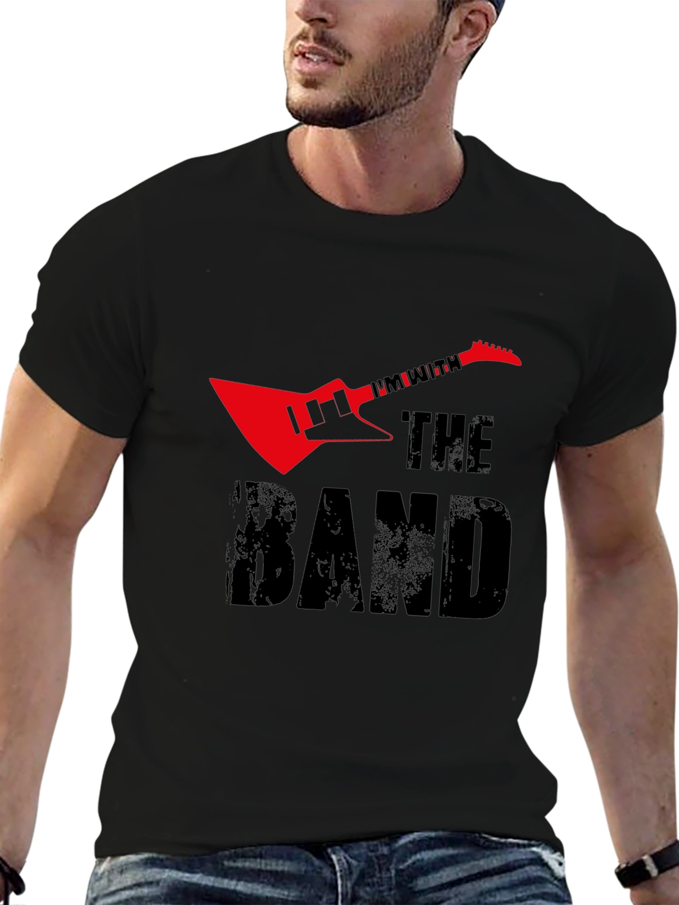 Im With The Band Graphic Tee - Black T-Shirt