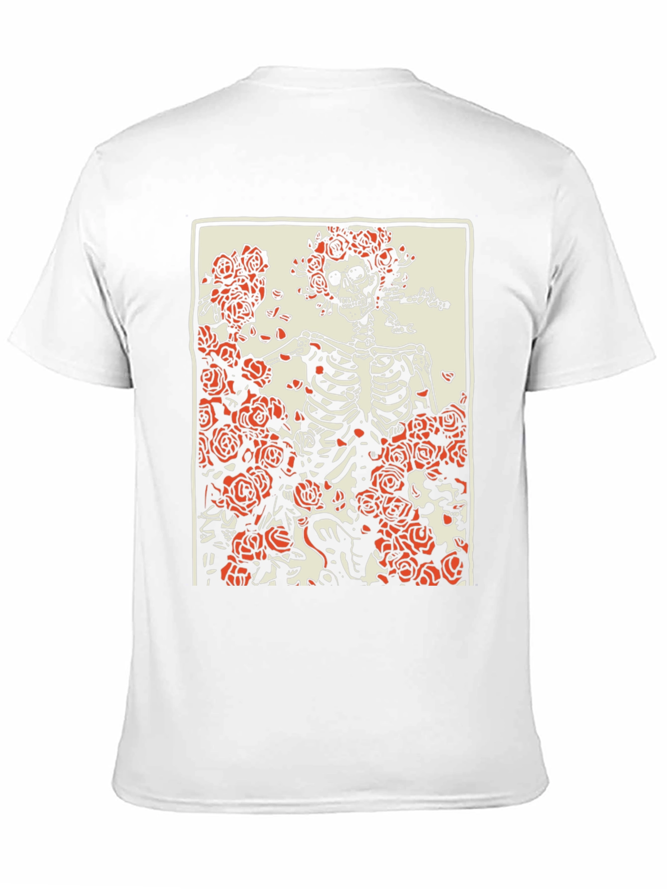 Grateful Dead Skeleton & Roses Graphic T-Shirt