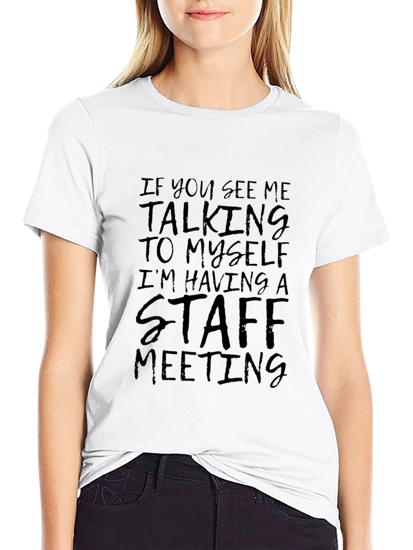 Staff Meeting Graphic T-Shirt