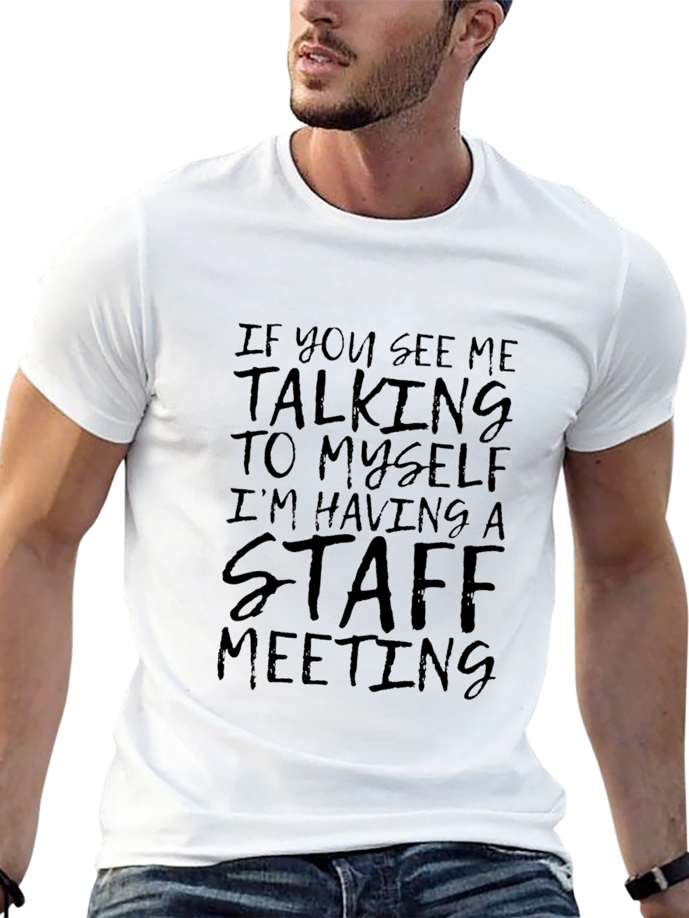 Staff Meeting Graphic T-Shirt