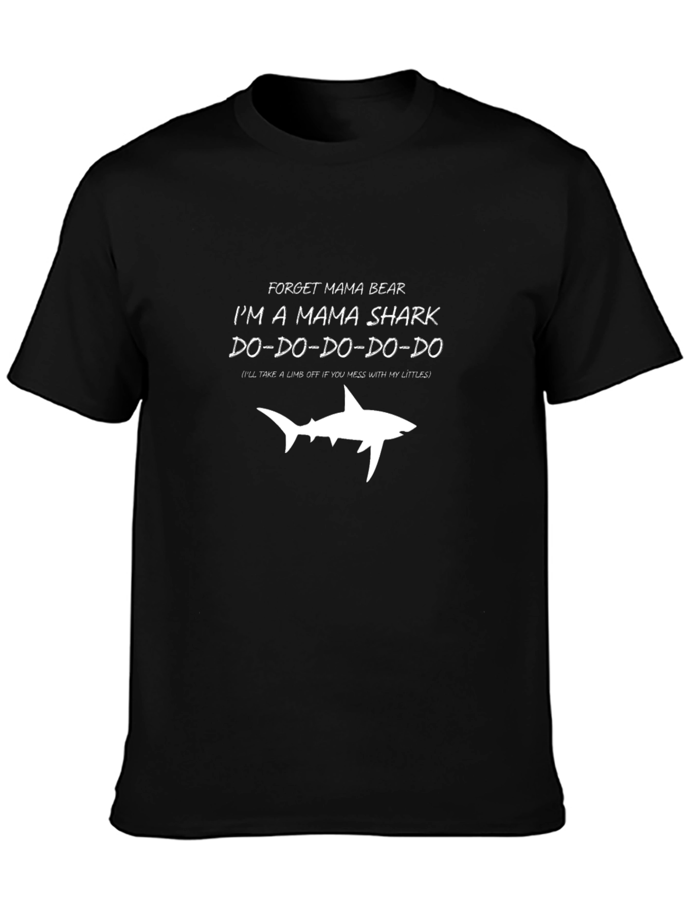 Mama Shark Graphic T-Shirt - Fun Novelty Tee