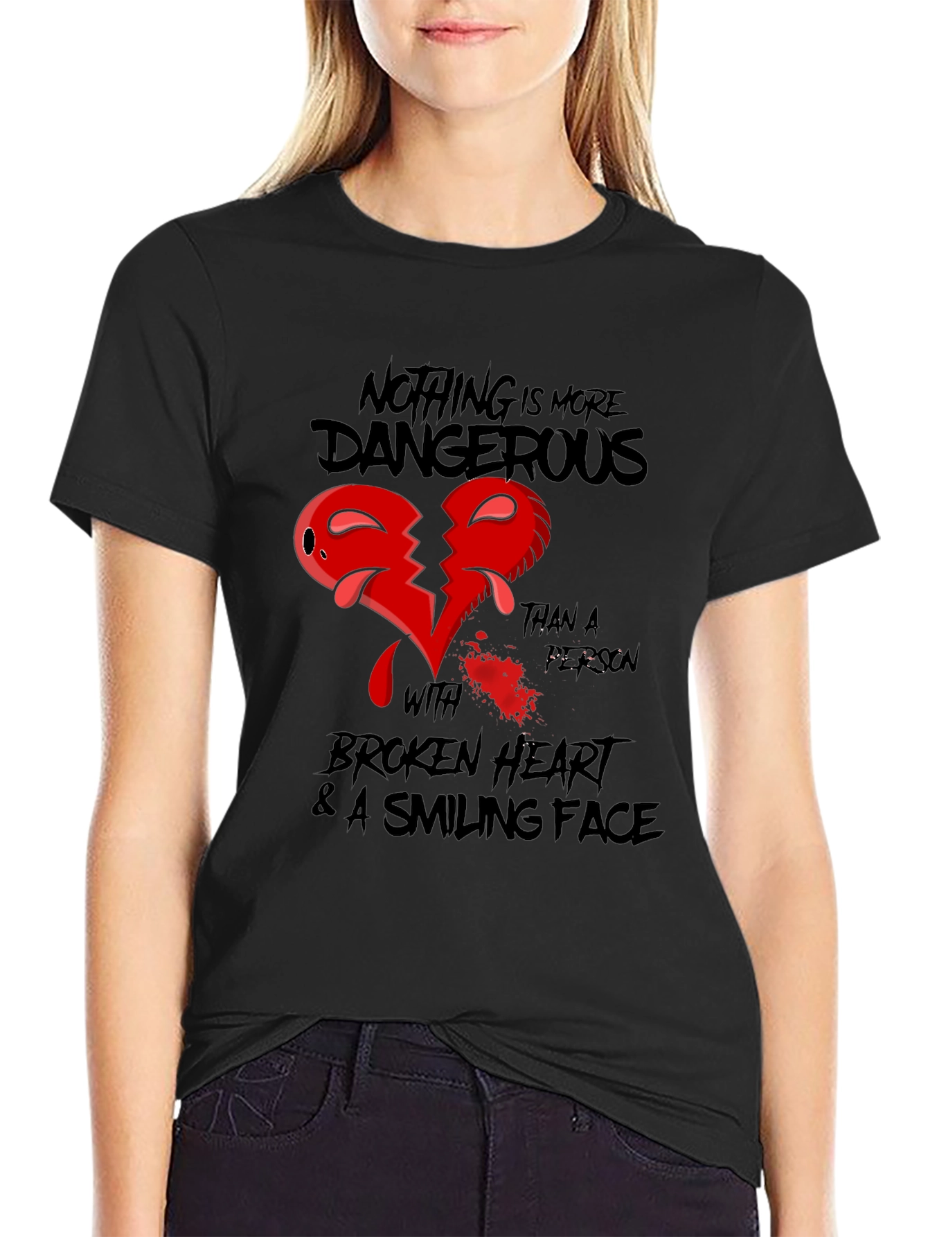 Dangerous Broken Heart Graphic Tee