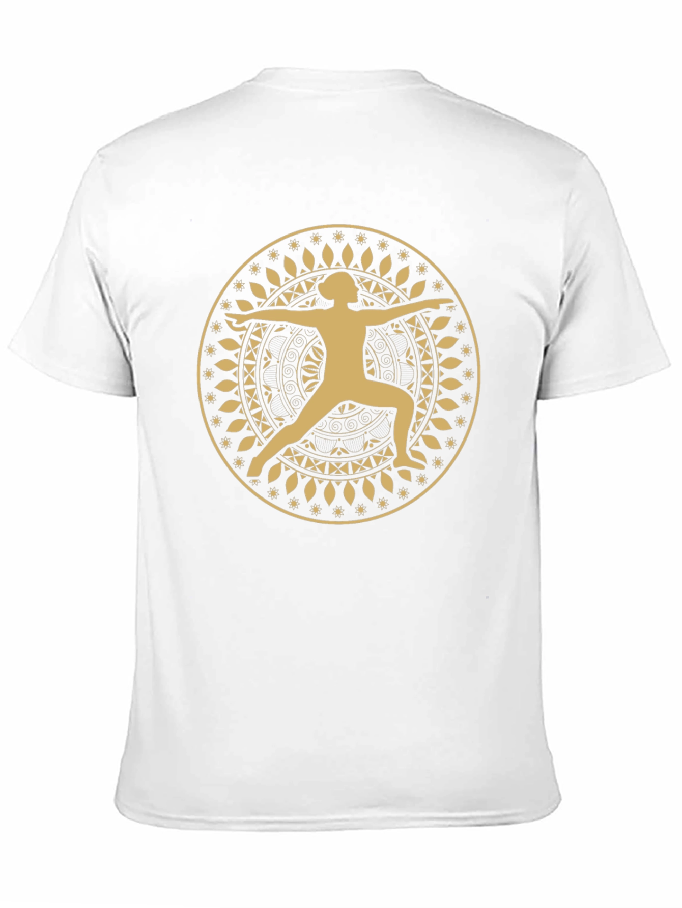 Yoga Mandala T-Shirt - Warrior Pose Graphic Tee