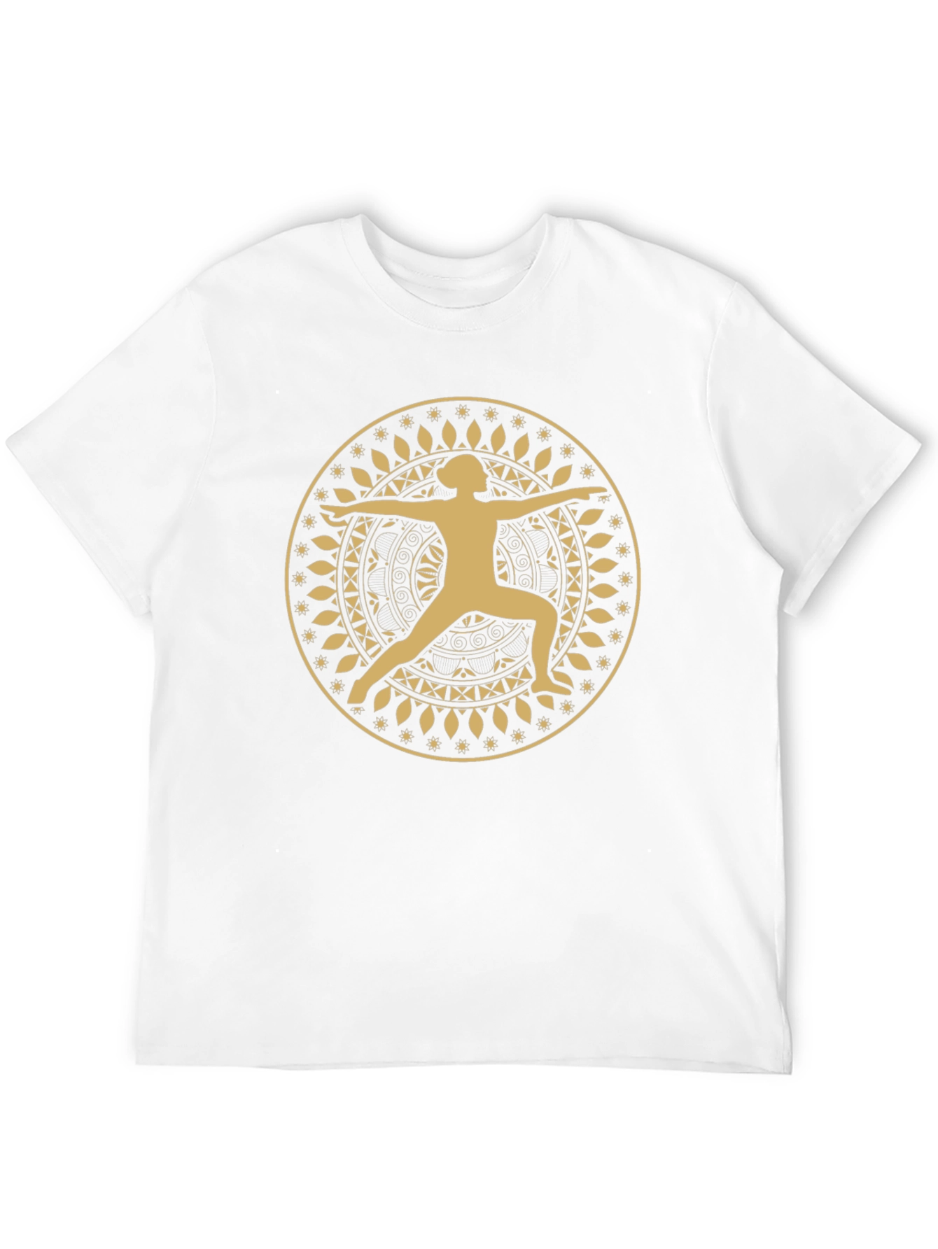 Yoga Mandala T-Shirt - Warrior Pose Graphic Tee