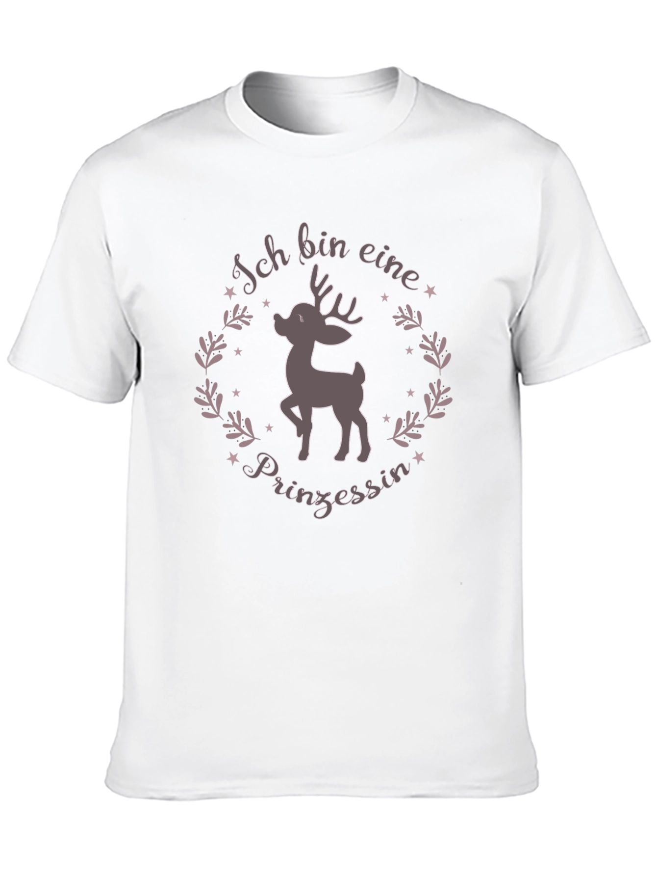 Ich Bin Eine Prinzessin Deer Graphic T-Shirt