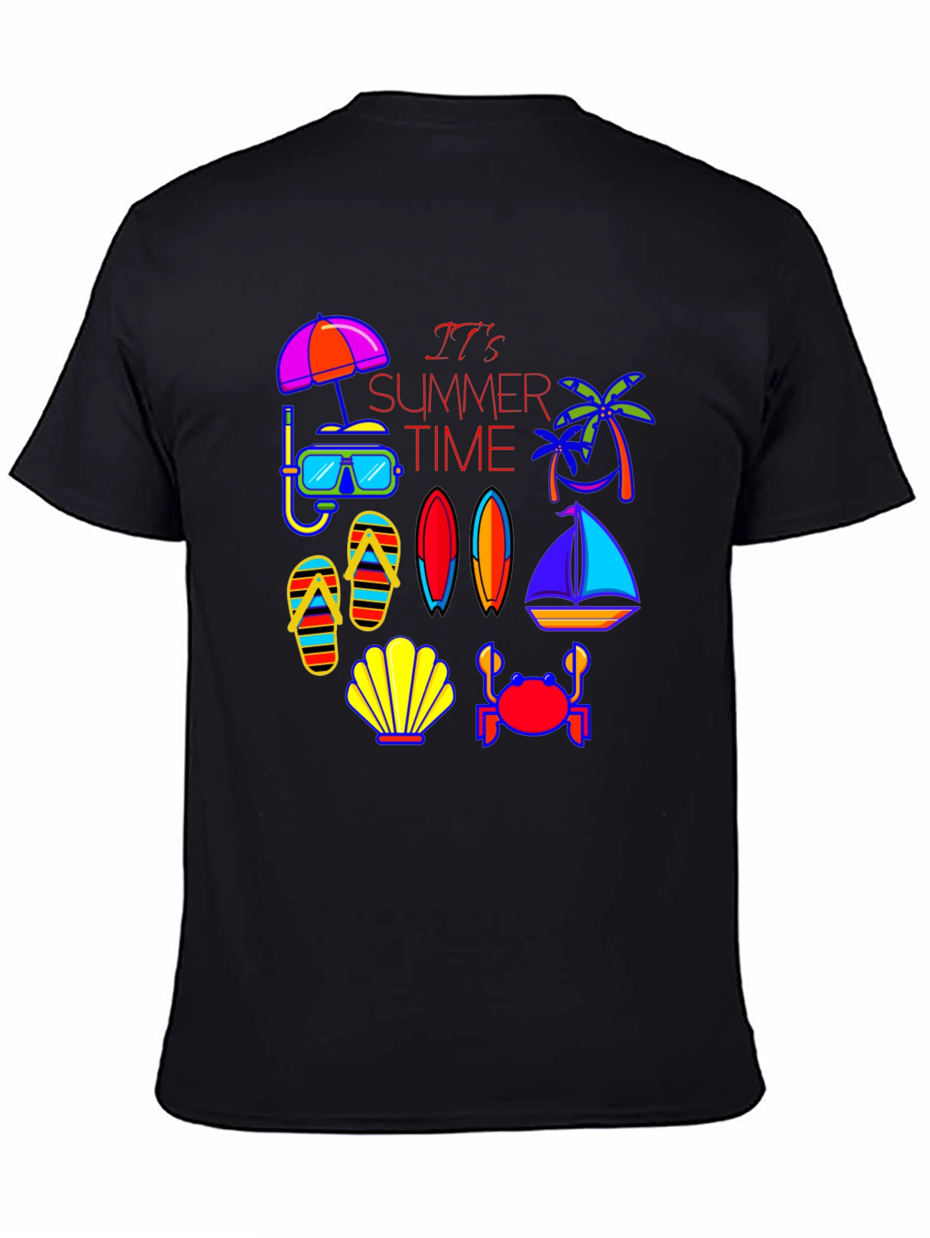 Summer Time Graphic Tee - Beach Vibes